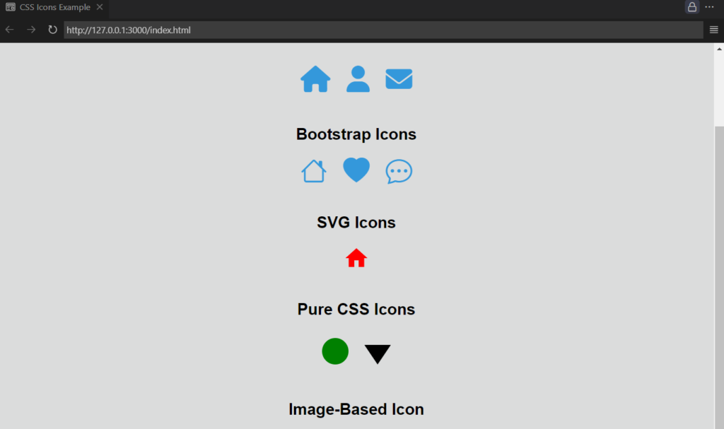 CSS Icons