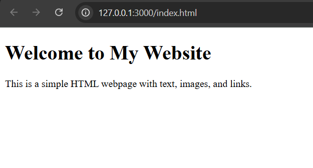 html browser view